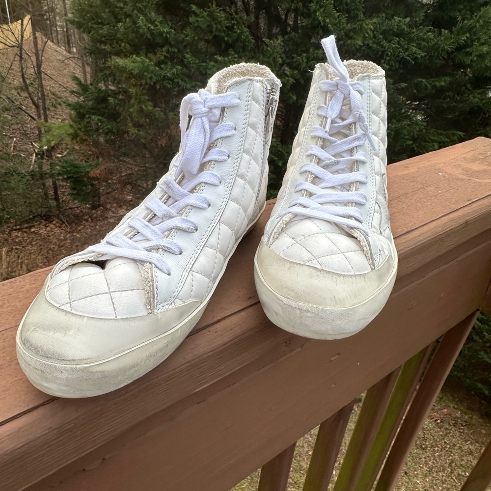 Golden Goose Francy Leather high top lace up shoes size 37 - Picture 2 of 14